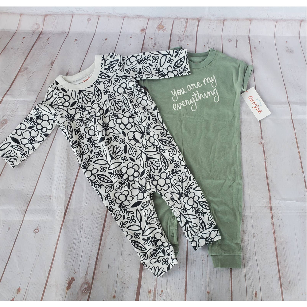 NWT Cat & Jack One Piece Romper Set 6-9 Month